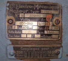 Moteur électrique ancien d'occasion  Neussargues-Moissac