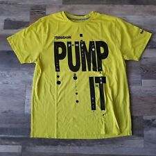 Camiseta Reebok Classic Pump It Amarela Tamanho G The Pump comprar usado  Enviando para Brazil