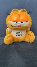 Vintage 1981 GARFIELD DON'T ASK Plush Soft Toy R. DAKIN Rare Collectable for sale  CHELMSFORD
