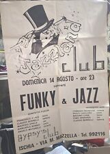 Manifesto antico funky usato  Napoli