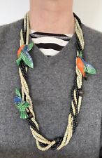 Vintage parrot necklace for sale  LONDON