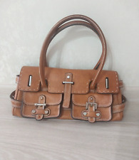 Luella Brown Gisele Leather Satchel Handbag, used for sale  Shipping to South Africa