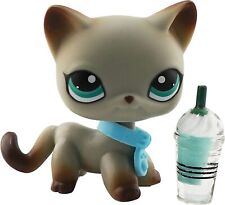 Pet Shop LPS Krótkowłosy kot 391 z szarymi niebieskimi oczami z lps Akcesoria dla dzieci, używany na sprzedaż  Wysyłka do Poland