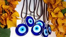 Lote de pingentes de moldura folheados a prata esterlina 925 com pedra preciosa Energy Evil Eye comprar usado  Enviando para Brazil