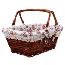 Rattan gift basket for sale  Shipping to Ireland