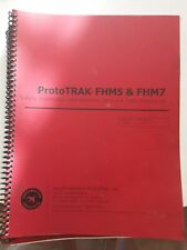 Used, Southwestern ProtoTrak FHM5/7 safety, install, Maint. Serv Price List Manual for sale  Shipping to South Africa