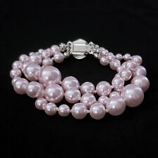 Pink faux pearl for sale  Union