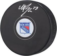 Disco de hockey autografiado por Matt Rempe de los New York Rangers segunda mano  Embacar hacia Argentina