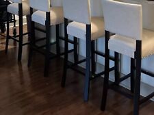 upholstered wooden bar stools for sale  Cypress