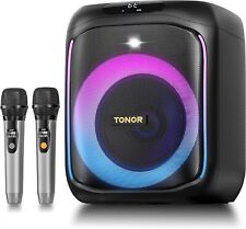 TONOR K6 Karaoke Machine Portable PA Speaker System 2 Wireless Microphones, rgb for sale  Shipping to South Africa