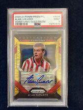 Prizm Premier League 2020-21 Gold Signatures Alan Shearer automático 07/10 PSA 9  segunda mano  Embacar hacia Argentina