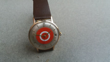 vintage   Glashutte  watch  - Red  dial  ,    Date ,  Mens  , 17 rubis ,   RARE na sprzedaż  PL