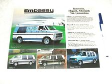 1987 embassy vans for sale  Cincinnati
