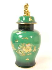 Vintage Carlton ware Asian Style Jade Green Ginger Jar 16" Tall Great condition for sale  Shipping to South Africa