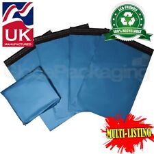 STRONG METALLIC BLUE MAILING POSTAL PLASTIC POLY BAGS MAILERS *ALL SIZES/QTY'S*, used for sale  Shipping to South Africa