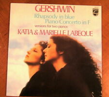 Katia & Marielle Labeqe Vinyl LP Gershwin Rhaosady in Blue 1980 NM for sale  Shipping to South Africa
