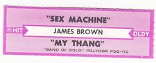Usado, Juke Box Strip JAMES BROWN - SEX MACHINE / MY THANG comprar usado  Enviando para Brazil