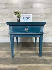 Blue end table for sale  Canby
