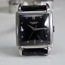 Universal Geneve Tank Watch Calibre 263 30mm Unpolished Steel Case Black Dial , used for sale  Shipping to South Africa