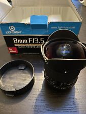 Lente Asférica Ultra Olho de Peixe Lightdow 8mm f/3.5 Para Nikon, usado comprar usado  Enviando para Brazil