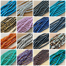 Gemstone beads round for sale  BURY