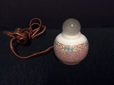 Miniature Bellova - Czechoslovakia Etched Glass Lamp Base, used for sale  Shipping to South Africa