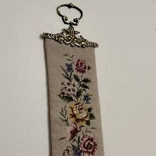 Vintage floral needlepoint for sale  Terrell