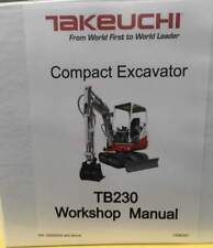 Takeuchi tb230 service for sale  Evansville