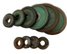 Myford Change Wheel Gears 26T to 75T Used Set x 10 ML7 ML10 Super 7 Lathe for sale  Shipping to South Africa