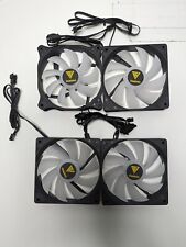 GAMDIAS RGB Computer Case Cooling Fans 120mm 4 Pack - READ for sale  Shipping to South Africa