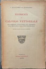 Elementi calcolo vettoriale usato  Italia