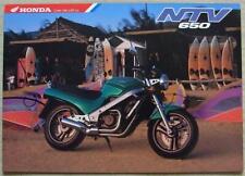 Honda ntv650 motorcycle for sale  LEICESTER