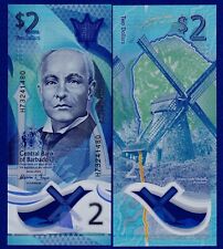 Barbados  2 Dollars (2022) P-80   UNC Polymer Banknote na sprzedaż  Wysyłka do Poland