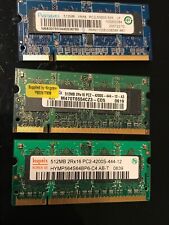 1.5GB DDR2 Hynix Etc. PC4200 SO-DDR2 Notebook Memory Memory (3x512MB) for sale  Shipping to South Africa