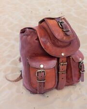 Leather backpack bag for sale  USA