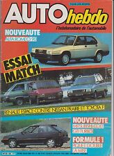 Auto hebdo 426.1984. d'occasion  Roussillon