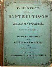 Usado, Pittsburgh 1855. Instrucciones de F Hunten para piano-forte 96 pp - ilustrado segunda mano  Embacar hacia Argentina