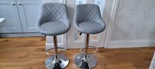 Grey bar stools for sale  MIRFIELD