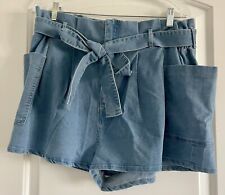 Usado, Shorts jeans feminino SWEET GENERIS azul algodão jeans com cinto - Tamanhos 2X e 3X comprar usado  Enviando para Brazil