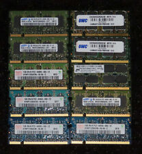 Lote de 10 DDR2 PC2-6400 800 MHz 200 pines de memoria para computadora portátil (SODIMM) 7 x 1 GB + 3 x 2 GB segunda mano  Embacar hacia Argentina