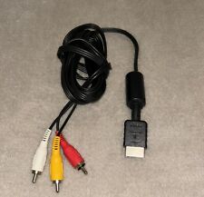 Sony Playstation TV AV Cable PS1 PS2 PS3 Lead Composite Video Audio RCA 1.8M for sale  Shipping to South Africa