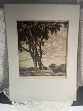signed etching for sale  Greenwood