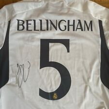 Camiseta Jude Bellingham Real Madrid Firmada Handsigned Signed Trikot Match COA segunda mano  Embacar hacia Argentina