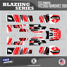 Graphics Kit for YAMAHA Banshee 350 Graphics Kit 16 MIL Blazing - Red til salgs  Frakt til Norway