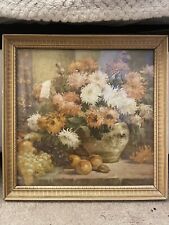 Vintage floral painting for sale  Salina