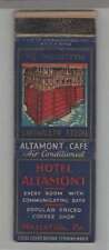 Matchbook cover hotel for sale  Raymond