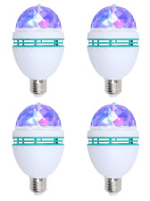 4 Piezas RGB Bombilla LED Giratoria Cristal Bola Escenario Luz Navidad Disco Fiesta Lámpara segunda mano  Embacar hacia Argentina