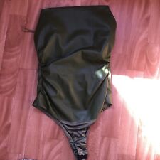 Zara leather bodysuit for sale  ABERDEEN