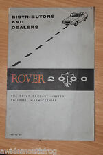 Rover 2000 distributors for sale  BIRMINGHAM
