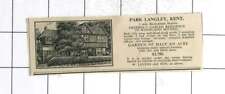 1935 park langley for sale  BISHOP AUCKLAND